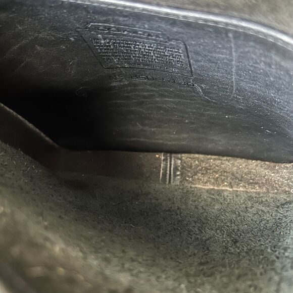 Vintage 1995 Coach Station 5130 Black Crossbody Handle Bag Handcrafted in USA - Picture 11 of 12